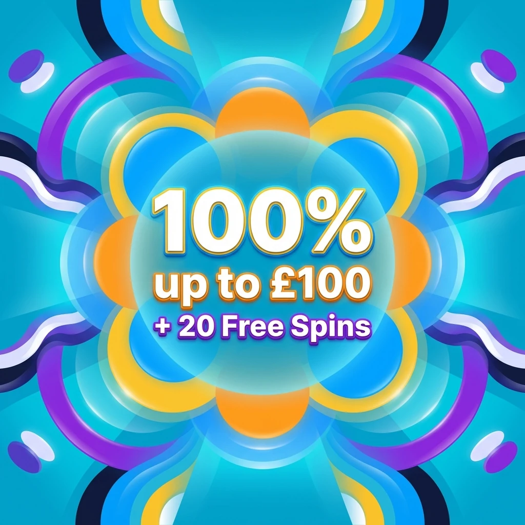 100% up to £100 + 20 Free Spins